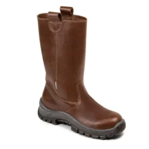bota marron drill cuero FUNCIONAL