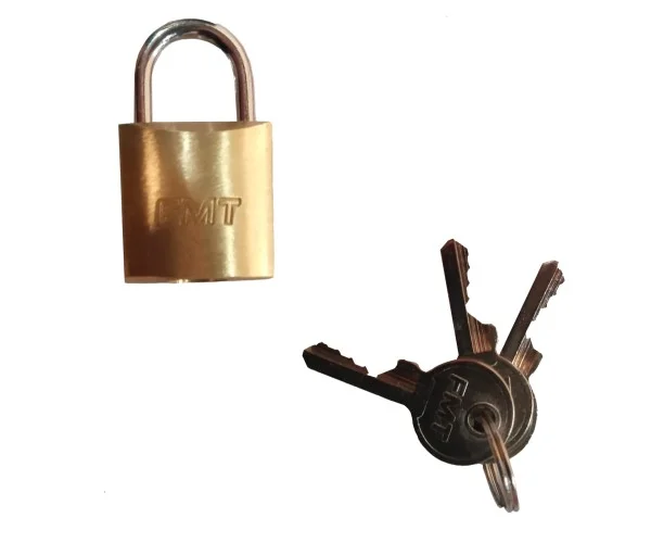 candado bronce pesado llaves FMT HERRAMIENTAS