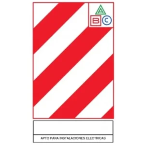 cartel chapa baliza abc BM
