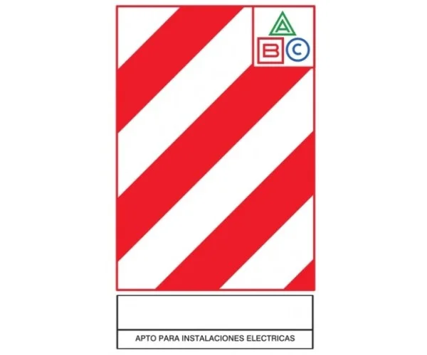 cartel chapa baliza abc BM