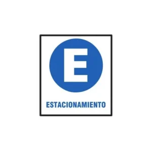 cartel estacionamiento BM