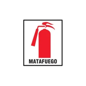 cartel matafuego BM