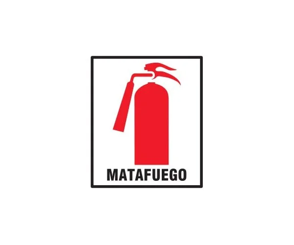 cartel matafuego BM