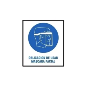 cartel obligacion usar mascara BM