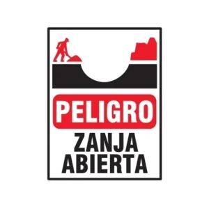 cartel zanja abierta pp BM