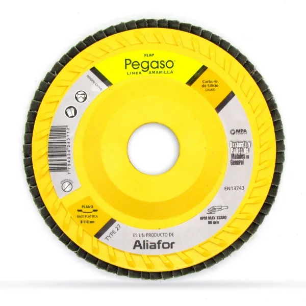disco flap carburo plano PEGASO