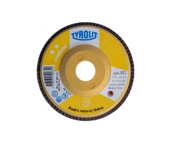 disco flap carburo silicio TYROLIT