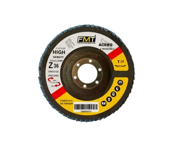 disco flap ox aluminio FMT