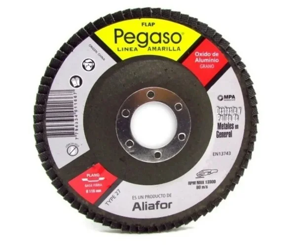 disco flap zirconio plano PEGASO