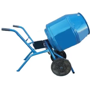 hormigonera con motor azul
