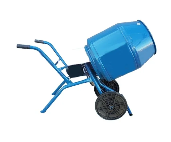 hormigonera con motor azul