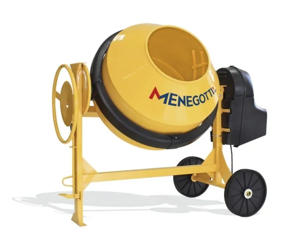 hormigonera con motor trifasico MENEGOTTI
