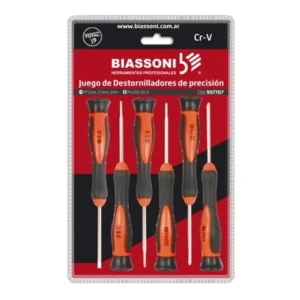 juego destornillador precision piezas BIASSONI