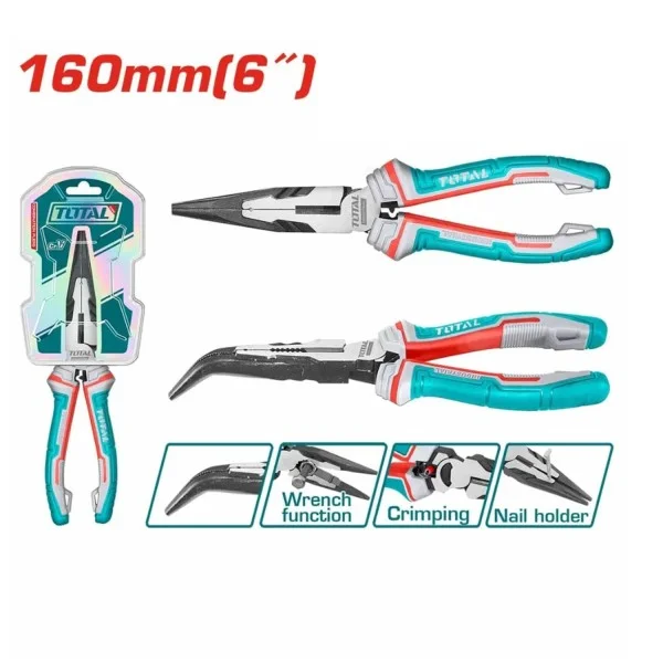 pinza punta curva TOTAL