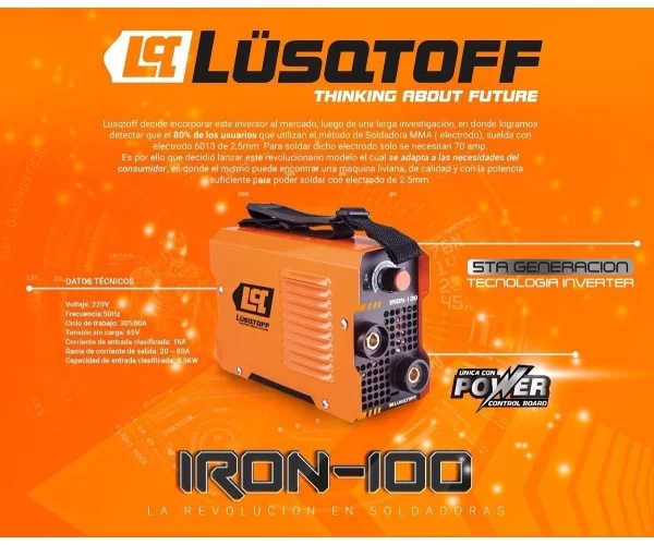 soldadora inverter iron LUSQTOFF